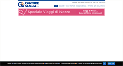 Desktop Screenshot of cantoreviaggi.it